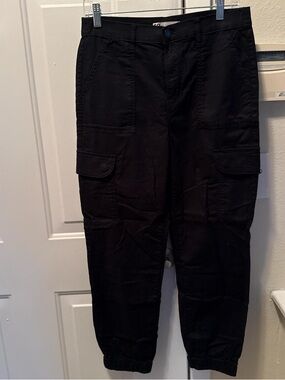 SO Black Cargo Jogger Pants for Women